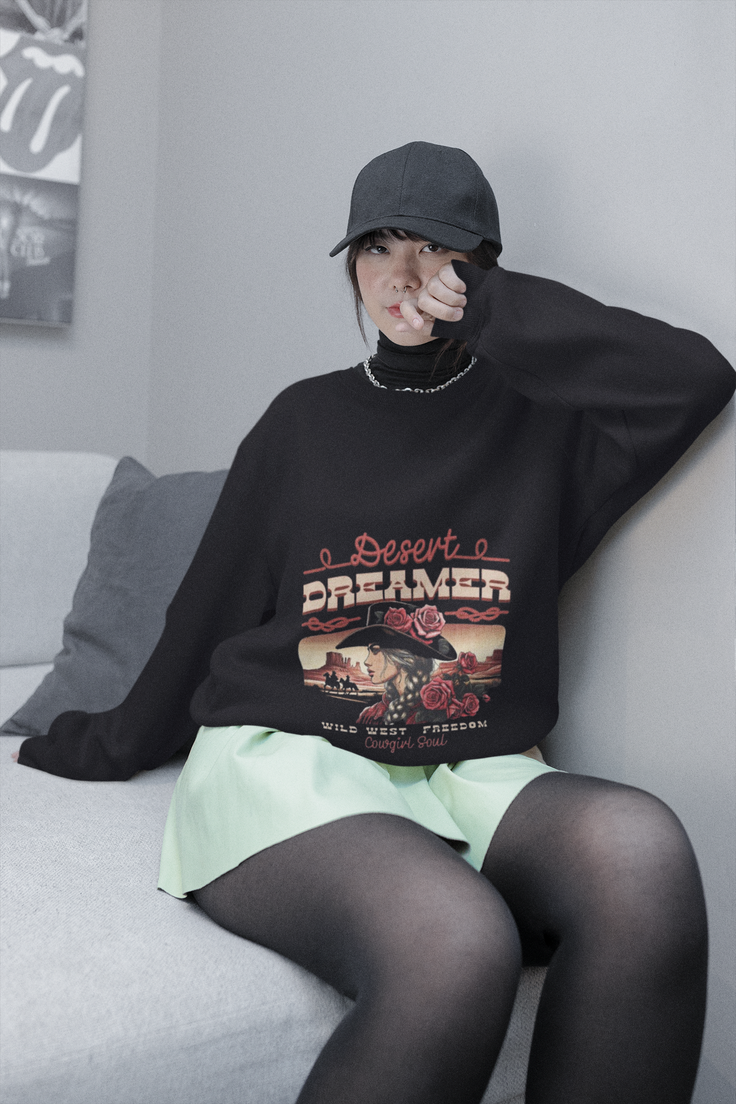 Desert Dreamer Cowgirl Soul Sweatshirt – Wild West Freedom