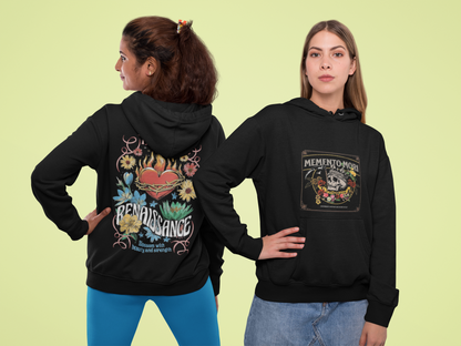 Memento Mori Skull Crown Hoodie – Gothic Streetwear