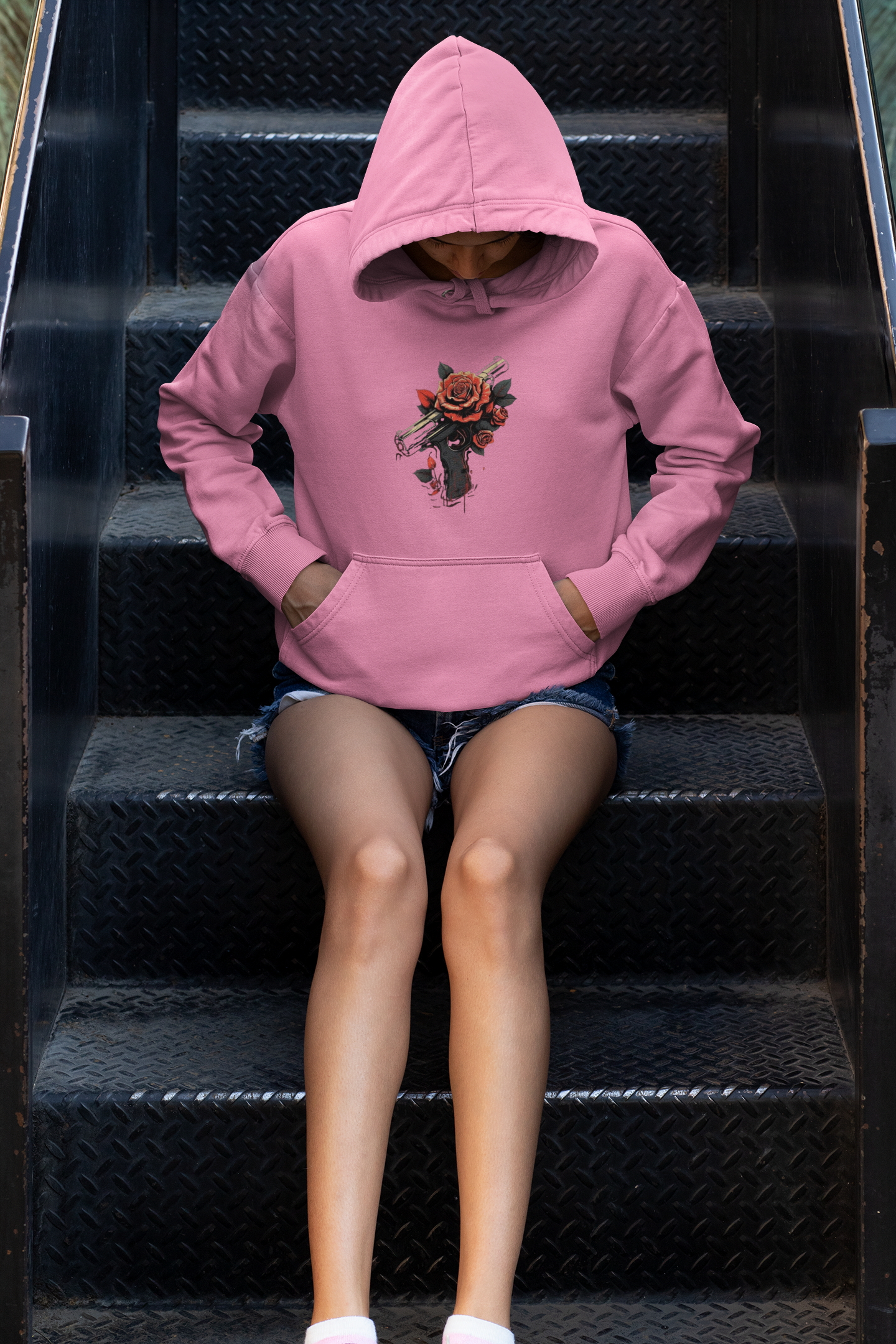 Guns & Roses – Unisex Hoodie | Bold Streetwear Statement