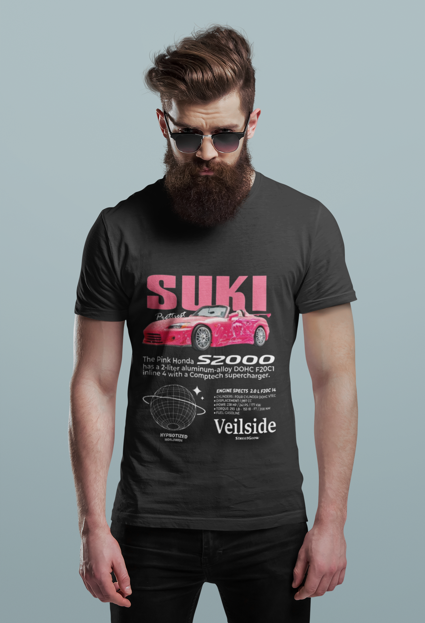 Graphic Tee – Suki’s Honda S2000 Drift Edition